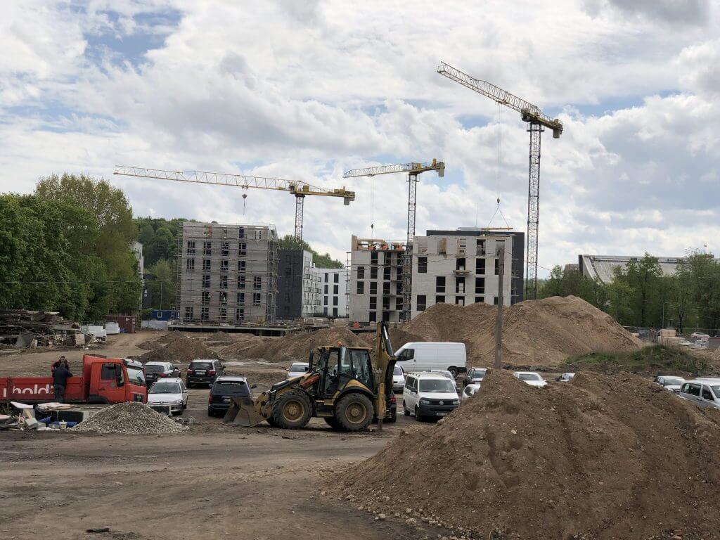 Centro rezidencija 2 etapas (Rinktinės g. 3) - Multi apartment - construction photos