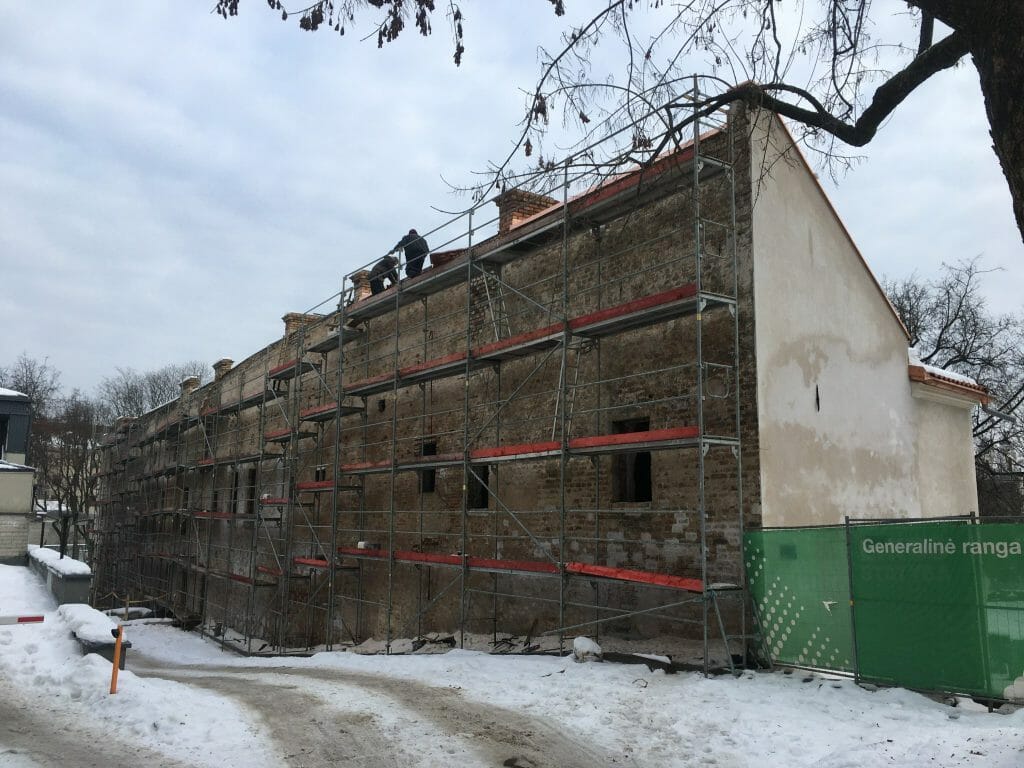 Reformatų Sinodo rūmai (Pylimo g. 7) - Multi apartment - construction photos