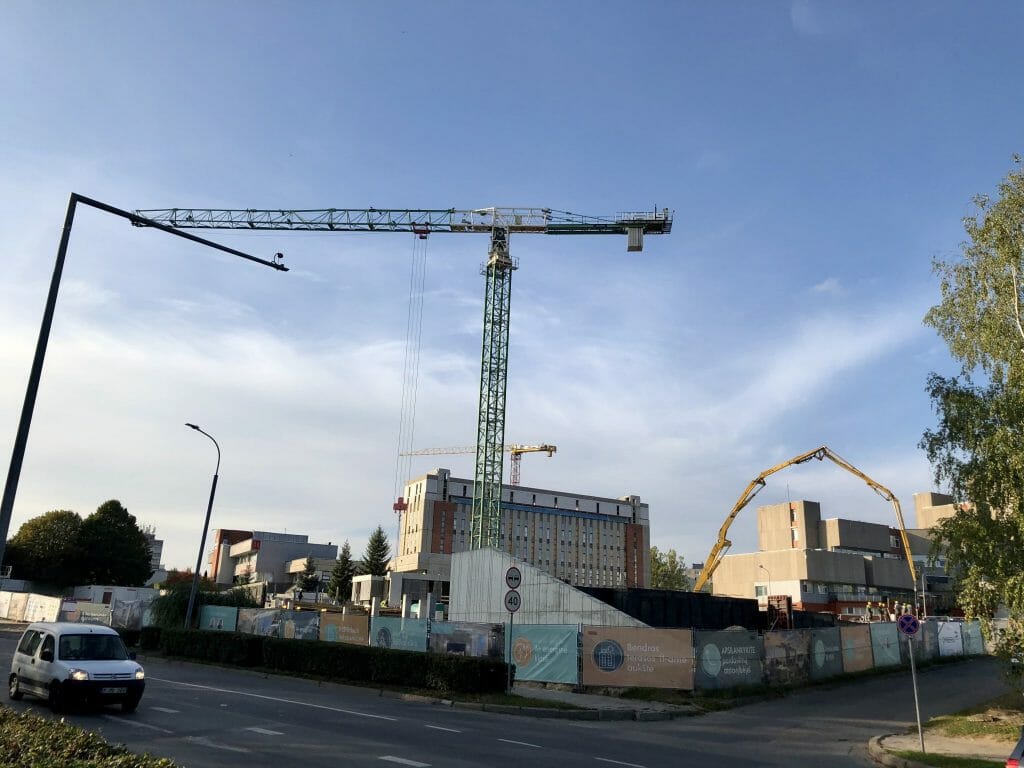 Viršuliškių stogai (Viršuliškių g. 38) - Multi apartment - construction photos