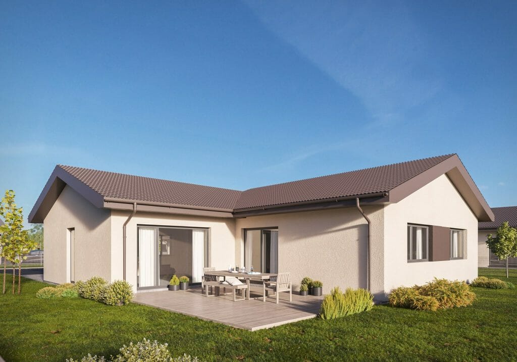 17 perlų (Uždaroji g.) - Private house community - visualization