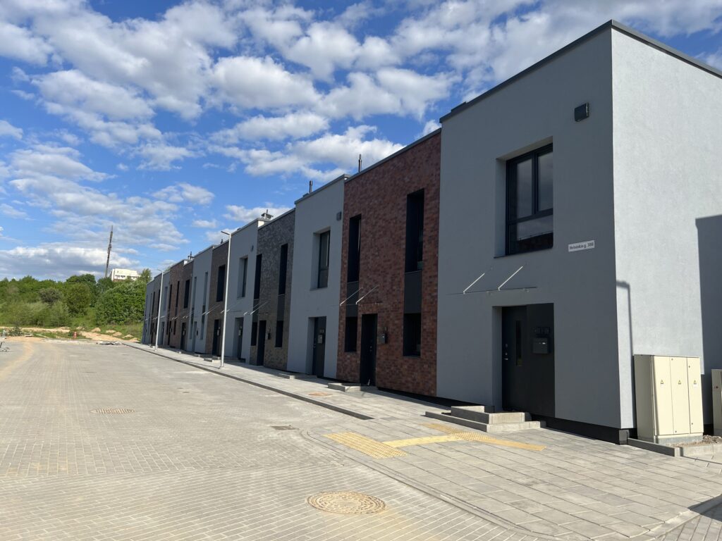 PaJustis 3 etapas (sublokuoti namai) (Mozūriškių g. 190) - Row housing - construction photos