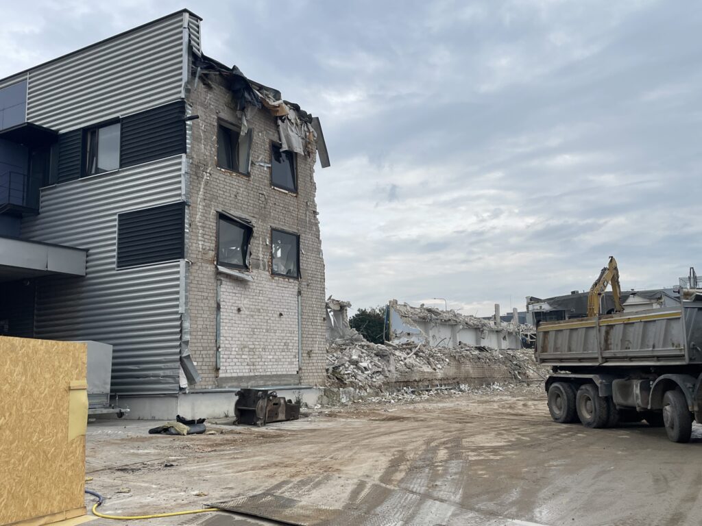 Sand Offices (Žalgirio g. 114) - Office center - construction photos