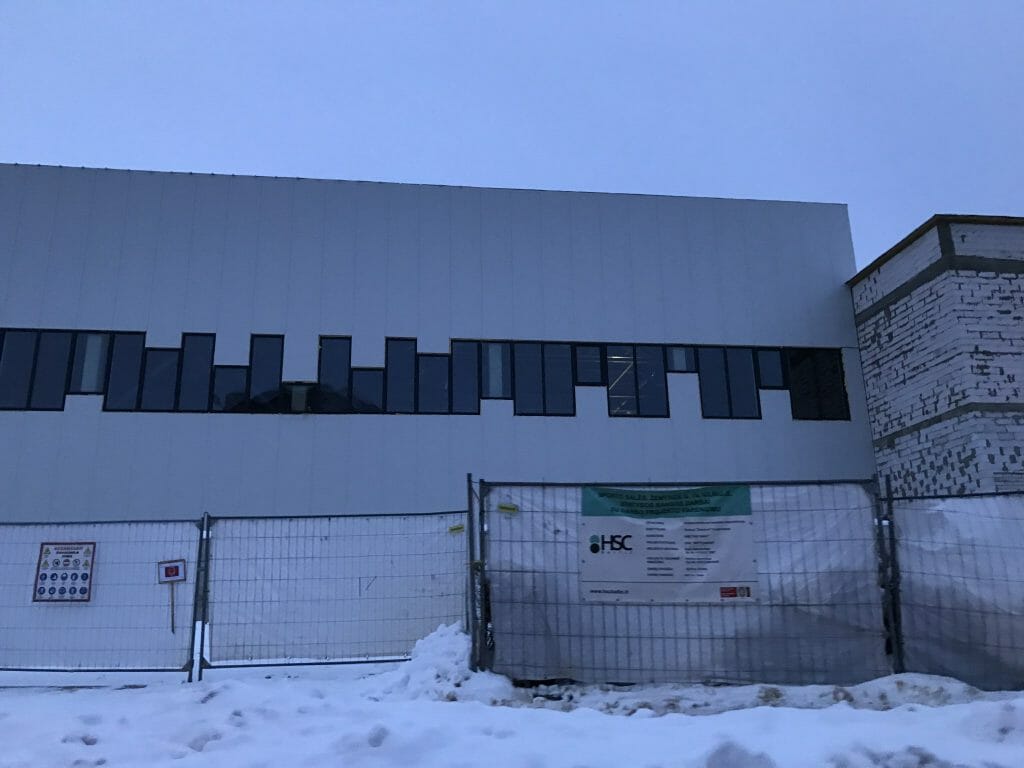 Žemynos progimnazijos sporto salė (Žemynos g. 14) - Sports arena - construction photos