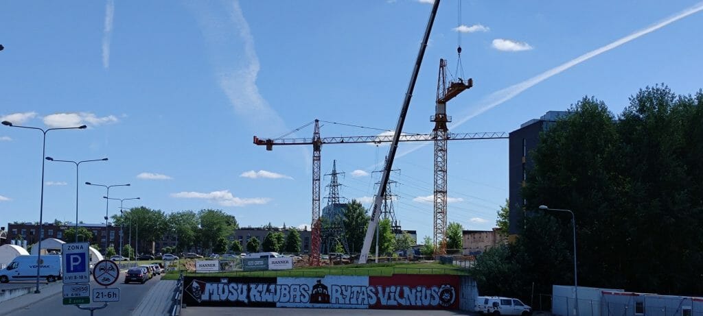 Ozo gama (Kalvarijų g. 204B) - Viešbutis, Daugiabutis - statybų nuotraukos