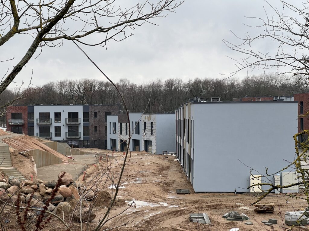 PaJustis 3 etapas (sublokuoti namai) (Mozūriškių g. 190) - Row housing - construction photos