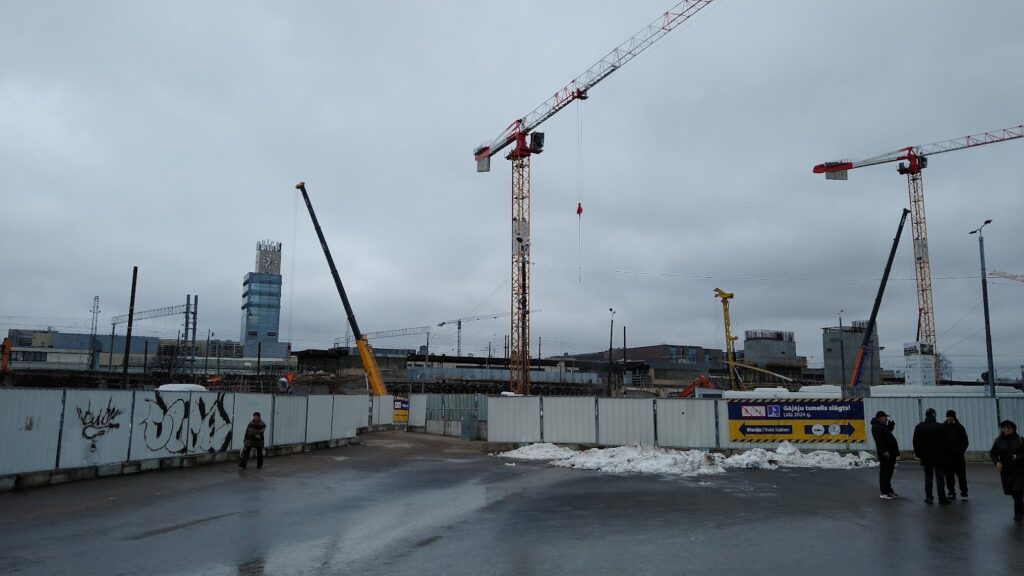 Rīgas Centrālās dzelzceļa stacijas pārbūve (Stacijas laukums 2) - Train station - construction photos