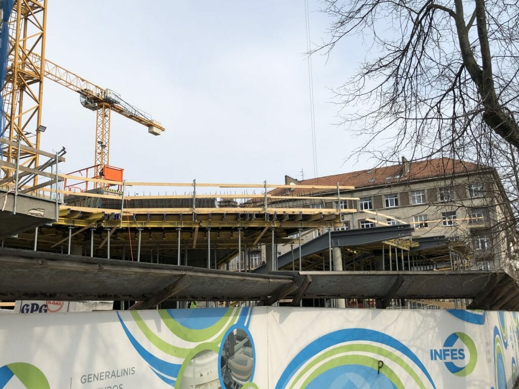 Klaipėdos muzikinis teatras (Danės g. 19) - Cultural center - construction photos