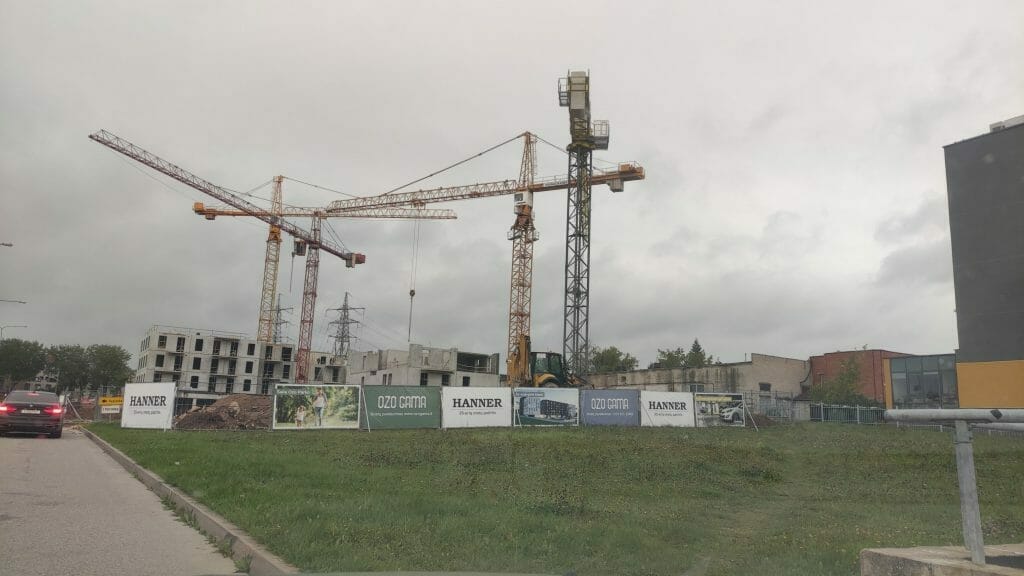 Ozo gama (Kalvarijų g. 204B) - Viešbutis, Daugiabutis - statybų nuotraukos