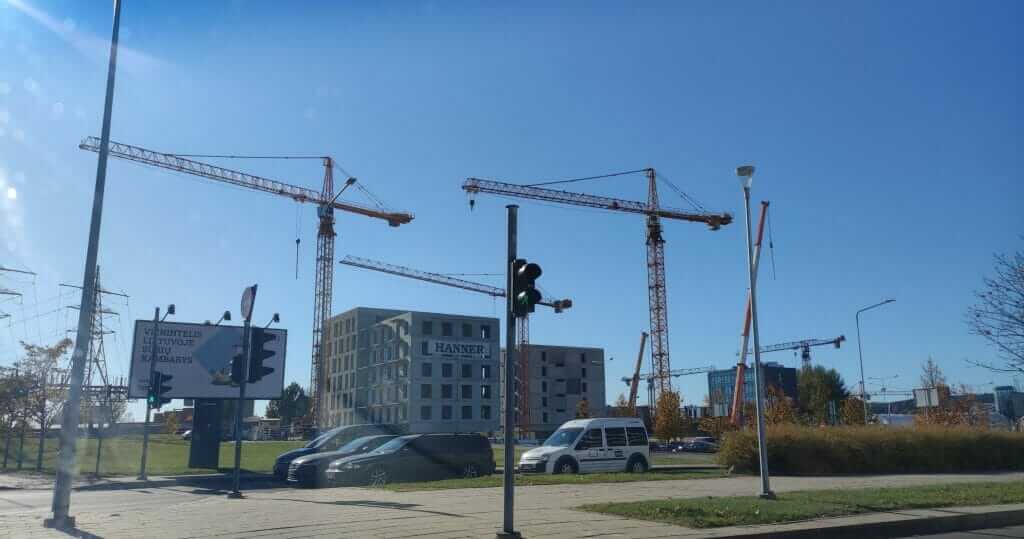 Ozo gama (Kalvarijų g. 204B) - Viešbutis, Daugiabutis - statybų nuotraukos