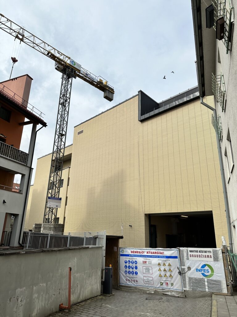 Lietuvos nacionalinis dramos teatras (Gedimino pr. 4) - Cultural center - construction photos