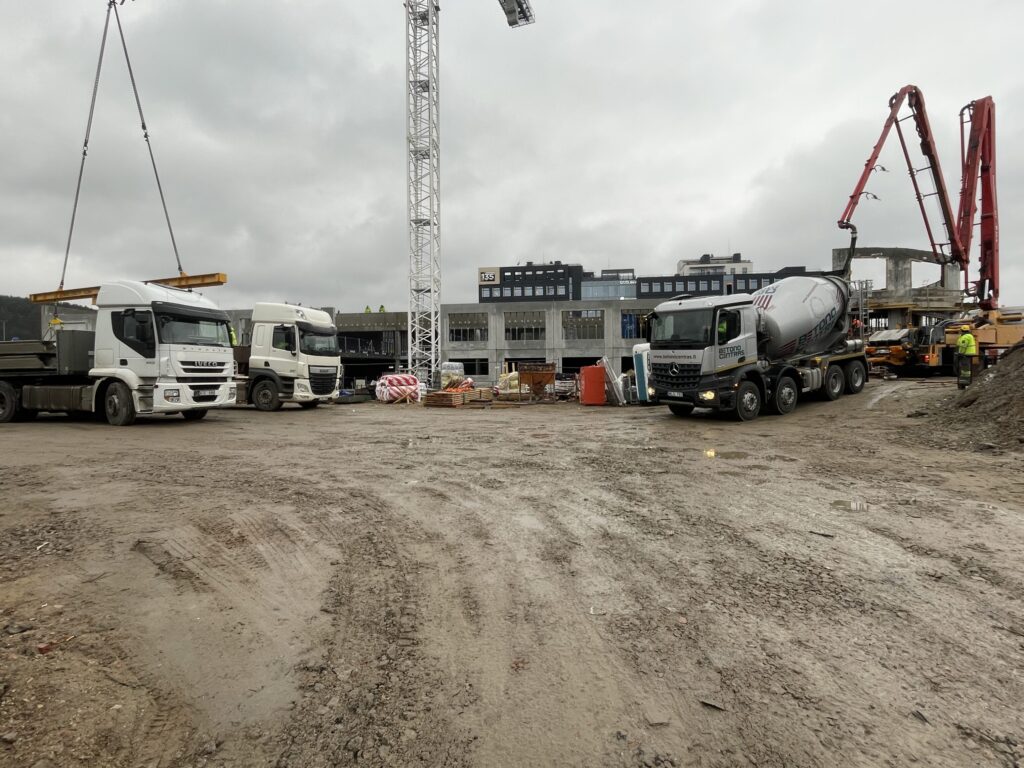 Sand Offices (Žalgirio g. 114) - Office center - construction photos