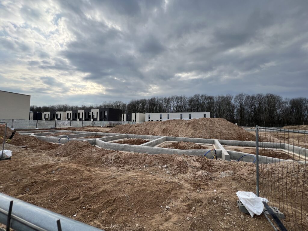 MO Garden 2 etapas (sublokuoti namai) (Mozūriškių g. 230) - Row housing - construction photos