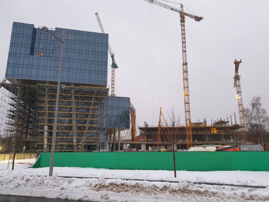 Verde 1. kārta - "A","B" ēkas (Roberta Hirša iela 1) - Office center - construction photos