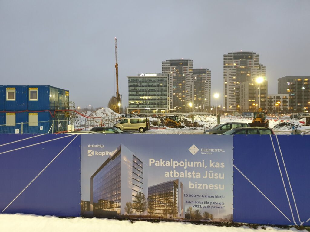 Elemental Business Centre (Skanstes iela 25) - Office center - construction photos