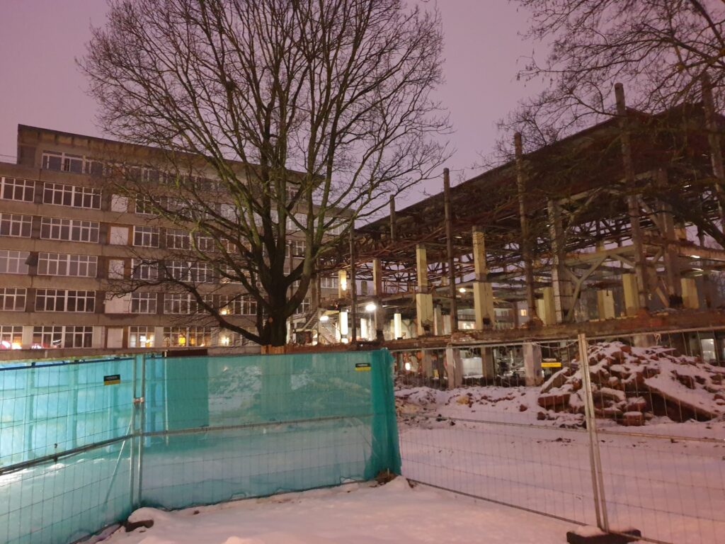 V118 (Krišjāņa Valdemāra iela 118) - Office center - construction photos