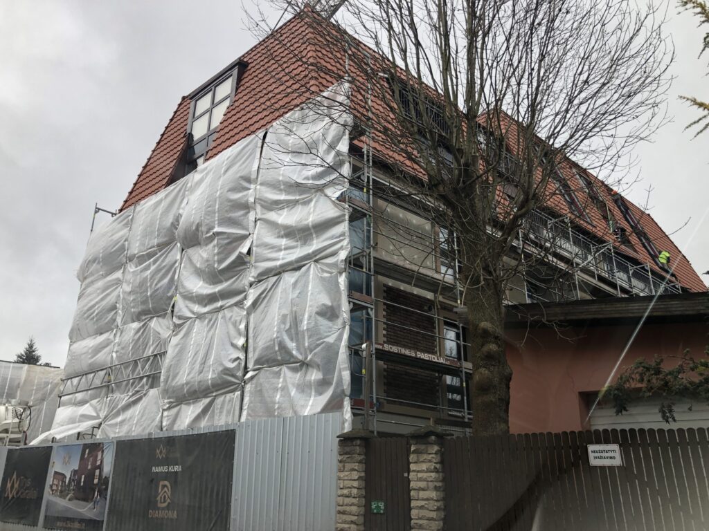 Trys karaliai (Polocko g. 25, 31) - Multi apartment - construction photos