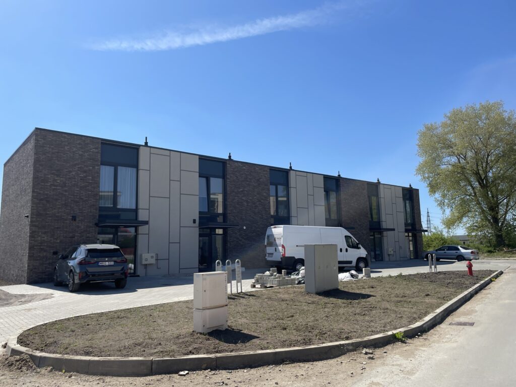 Paupiai (kotedžai) (Karališkių g. 6,10,12) - Row housing - construction photos