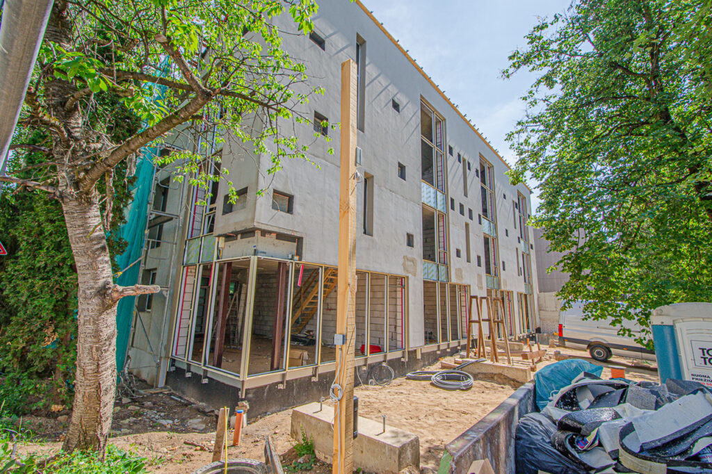 Lūšių 19 (Lūšių g. 19) - Row housing - construction photos
