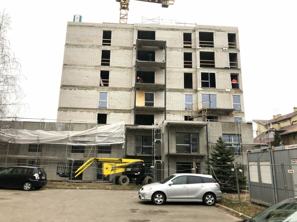 Radvilėnų namai (Radvilėnų pl. 3C) - Multi apartment - construction photos