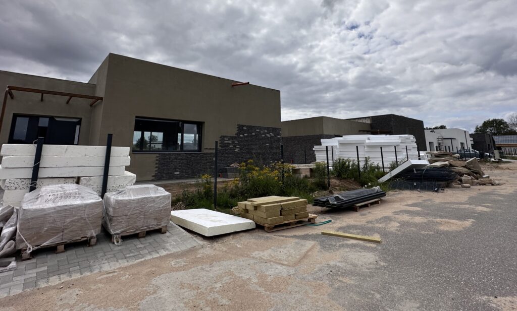 Katišių g. 18, 24, 26, 28, 30, 32, 34, 36 (Katišių g. 18, 24, 26 ,28, 30, 32, 34, 36) - Private house community - construction photos