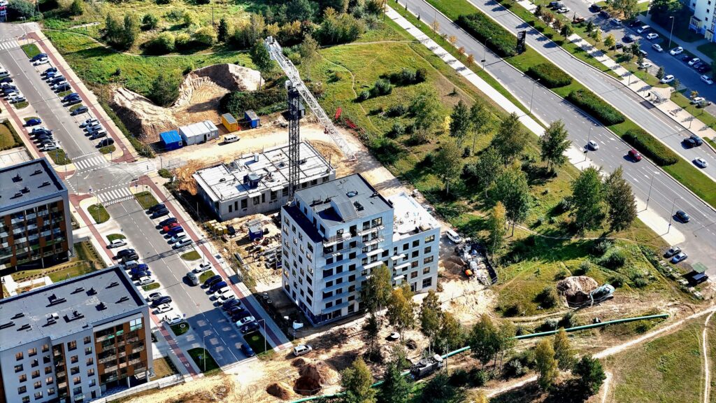 Martyno namai 3 etapas (A korpusas) (M. Mažvydo g. 30) - Multi apartment - construction photos