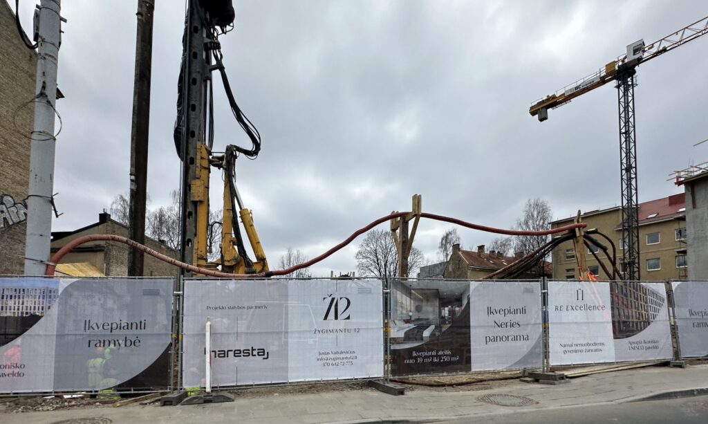 Žygimantų 12 (Žygimantų g. 12A) - Multi apartment - construction photos