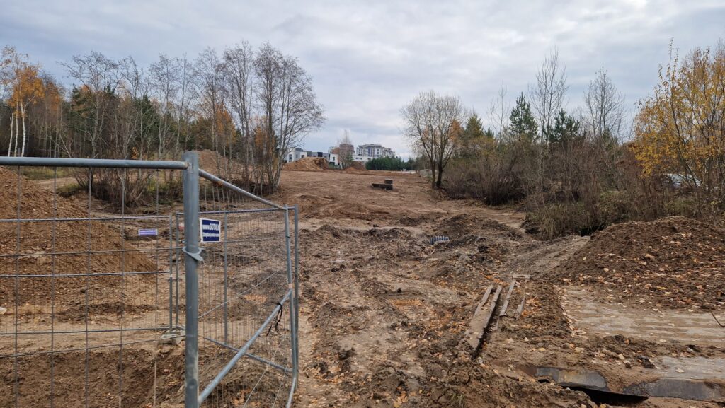 Gilužio g. (Gilužio g.) - Dviračių takas, Gatvė - statybų nuotraukos