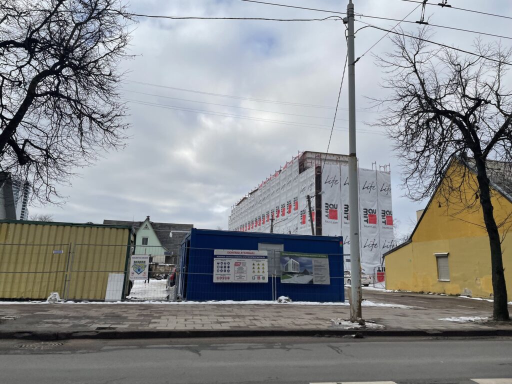 K50E (Kalvarijų g. 50E) - Multi apartment - construction photos