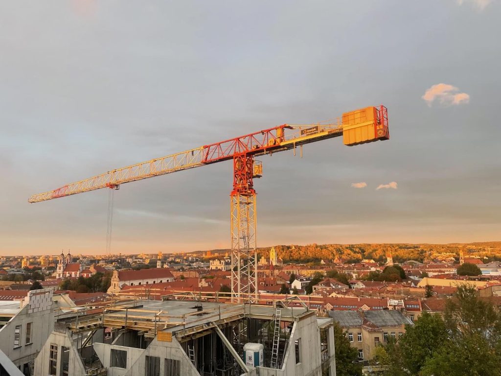 Miesto vilos (Aguonų g. 10) - Multi apartment - construction photos