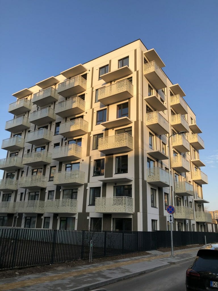 Namų pynės (Tuskulėnų g. 33) - Multi apartment - construction photos