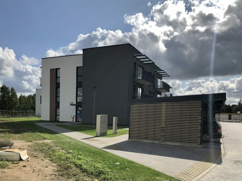 Gilužio rivjera 1 etapas (Gilužio g. 33, 35, 37) - Multi apartment - construction photos