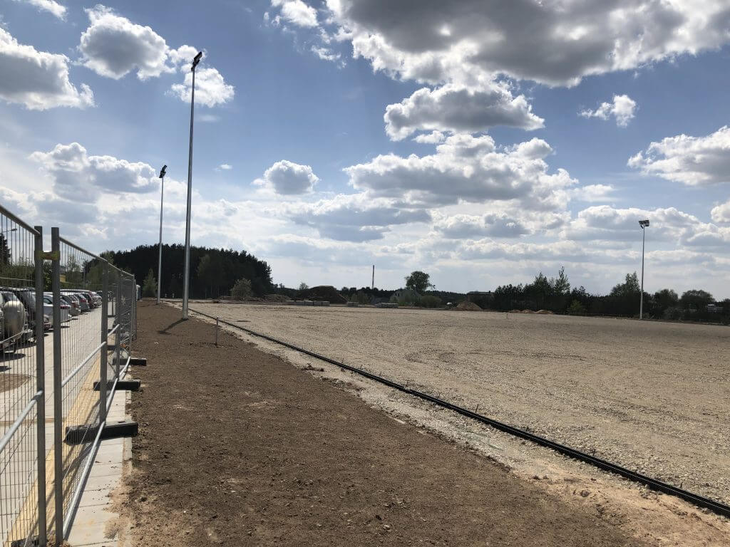 Pilaitės gimnazijos sporto aikštynas (Įsruties g. 3) - Sports field or court - construction photos