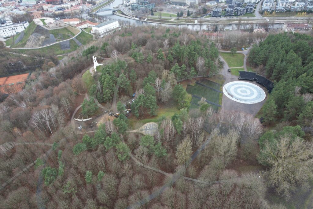 Kalnų parkas (Arsenalo g. 5) - Park - construction photos