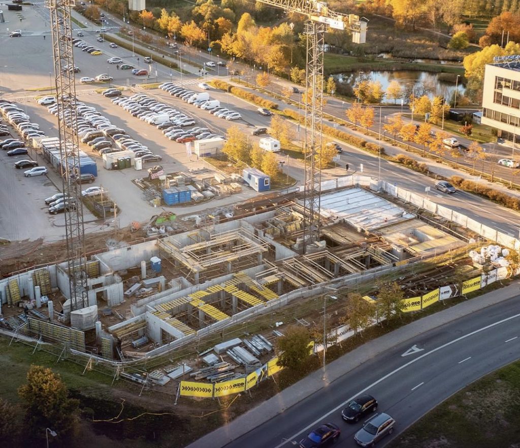 Ozo pulsas (Vito Gerulaičio g. 4) - Co-living, Viesnīca, Daudzdzīvokļu nams - būvdarbu attēli