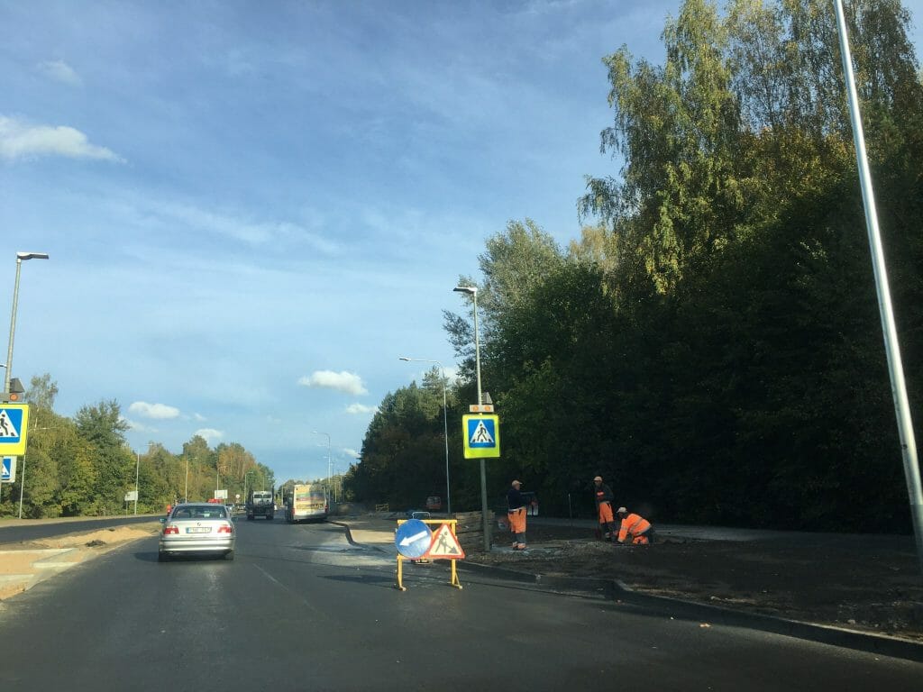 Stepono Batoro g. atnaujinimas (Stepono Batoro g.) - Bike path, Road - construction photos