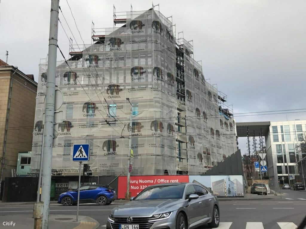 Office Boutique (Dainavos g. 7) - Office center - construction photos