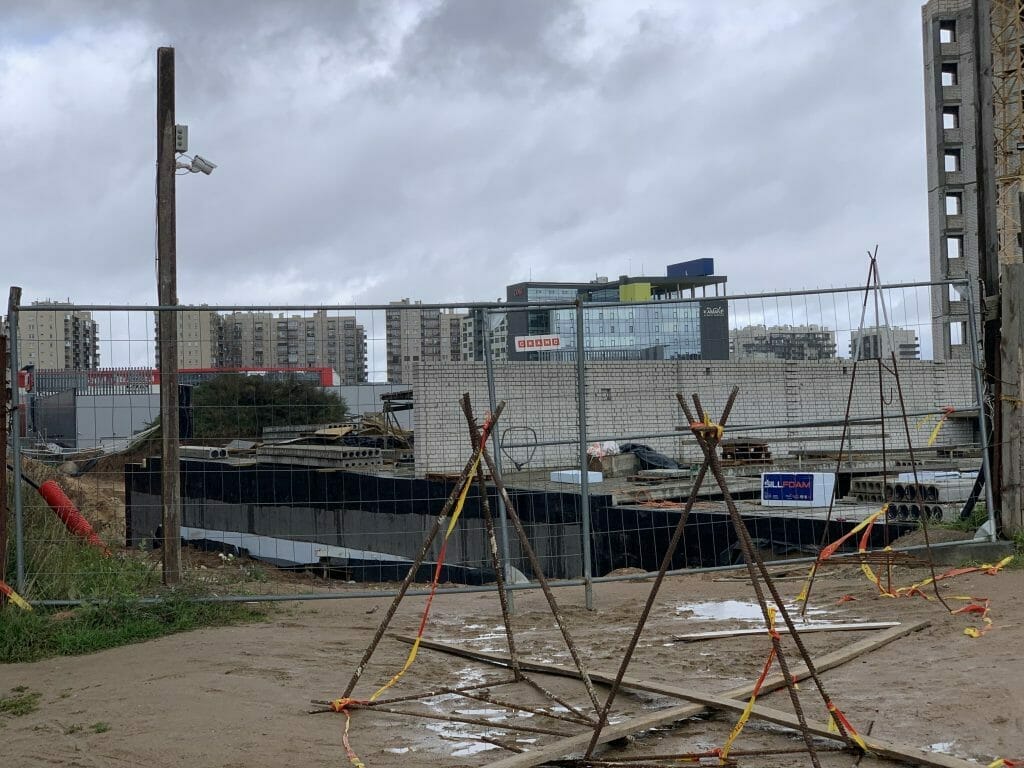 Leičių kiemas 6 etapas (Leičių g. 21) - Multi apartment - construction photos