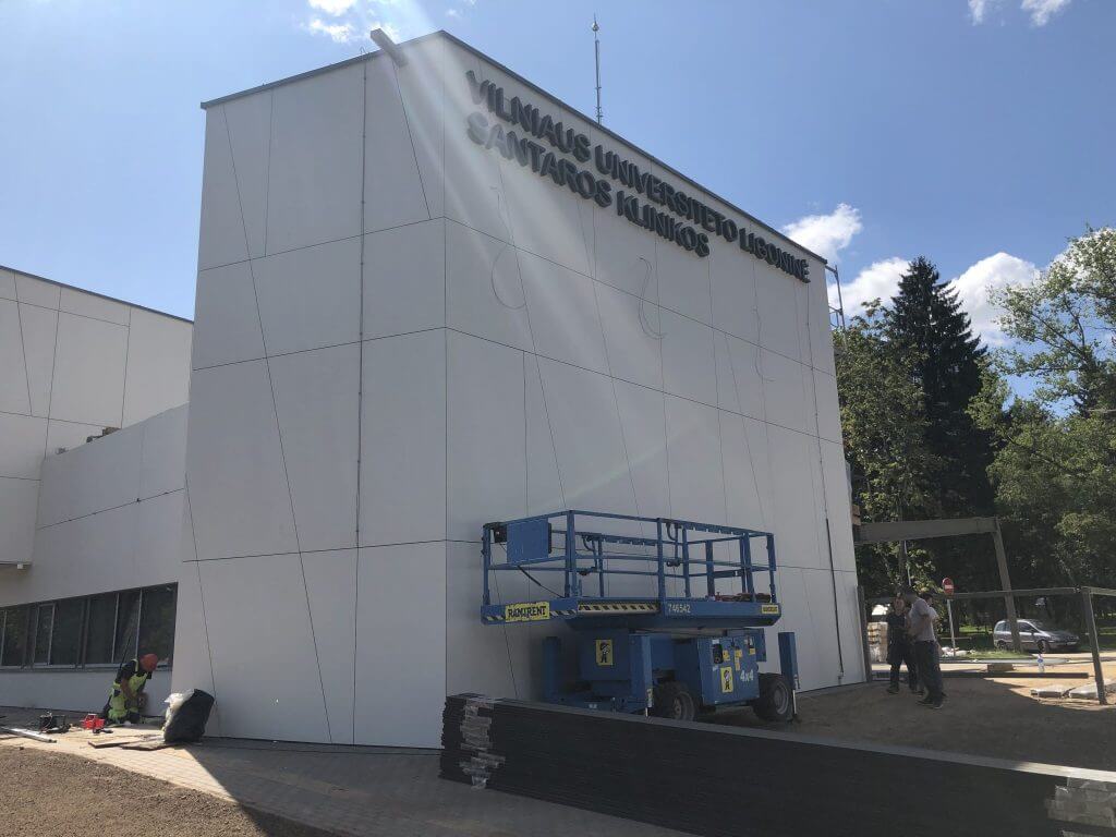 VUL Santariškių klinikų tuberkuliozės ir infekcinių ligų ligoninė (Santariškių g. 14) - Hospital - construction photos