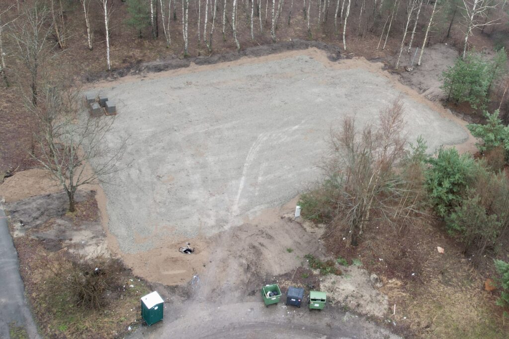 Sporto aikštė tarp Stoties g. 2A ir 2 (Stoties g.) - Sports arena - construction photos