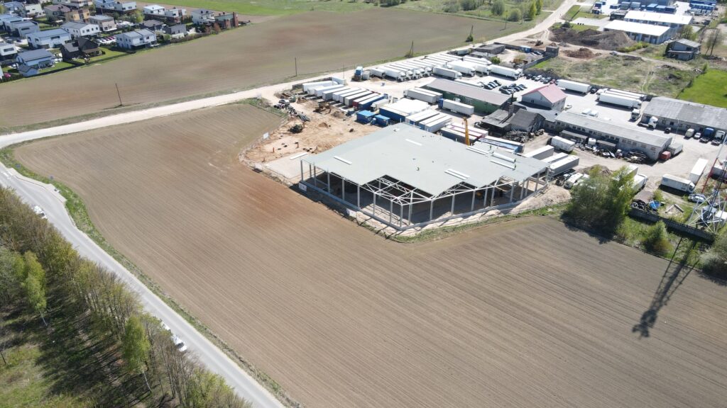 Rimi Nesvyžiaus g. 20 (Nesvyžiaus g. 20) - Food store - construction photos