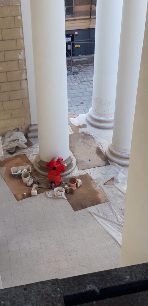 Evangelikų Reformatų bažnyčios komplekso rekonstrukcija (Pylimo g. 18) - Cultural center - construction photos