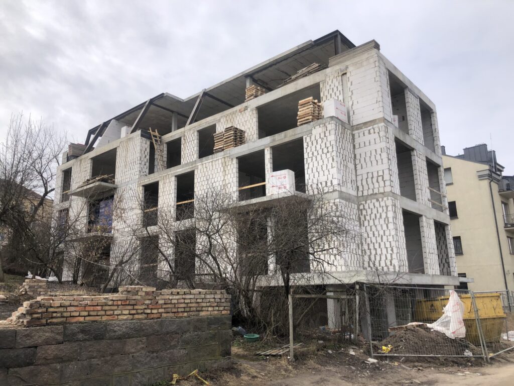 Krivūlės g. 3C (Krivūlės g. 3C) - Daugiabutis - statybų nuotraukos