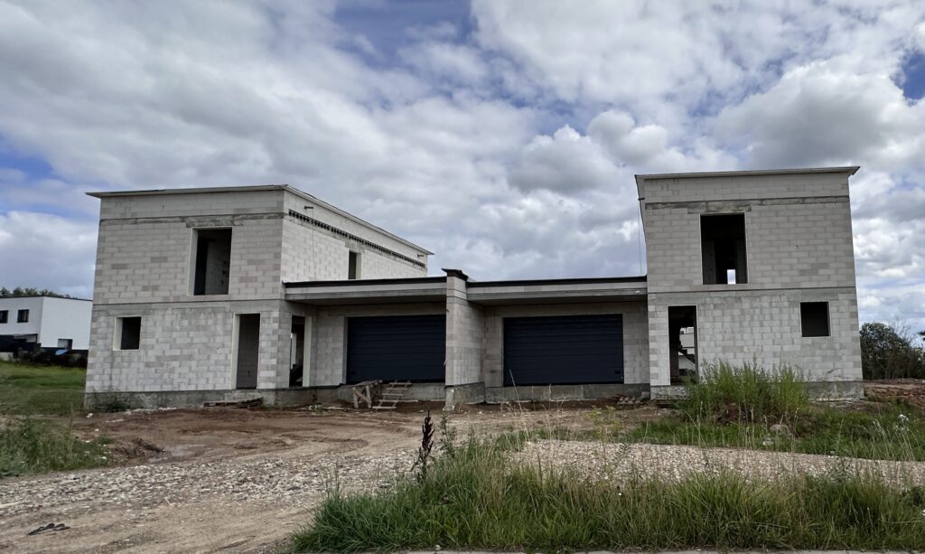 Užutrakio g. 11, 13 (Užutrakio g. 11, 13) - Row housing - construction photos
