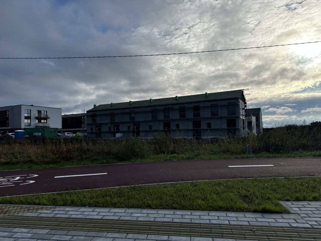 Klemiškės namai (Klemiškės g. 40) - Row housing - construction photos