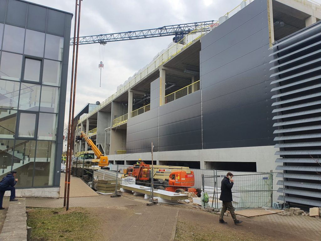 PC PIKAS (Ukmergės g. 221) - Shopping center - construction photos