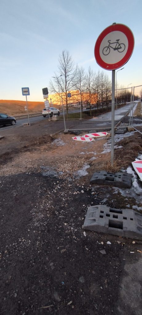 Velosipēdu ceļš Rīga - Ulbroka (Augusta Deglava iela) - Bike path - construction photos