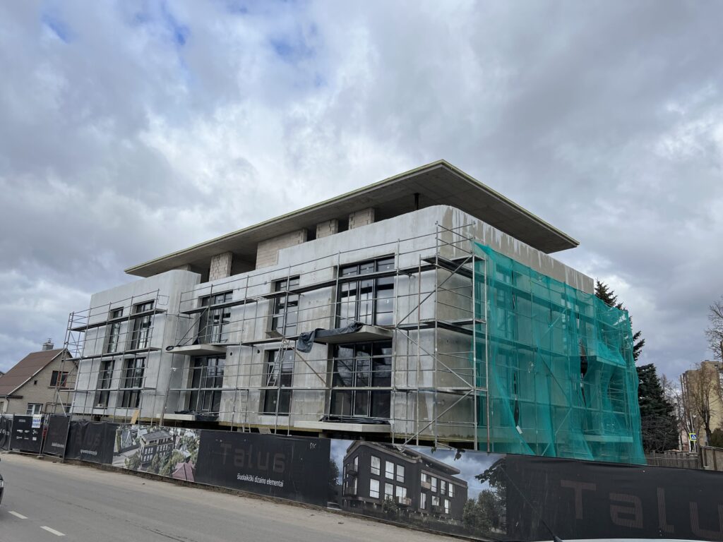 LAZŪNŲ TALUS (Lazūnų g. 4) - Daudzdzīvokļu nams - būvdarbu attēli