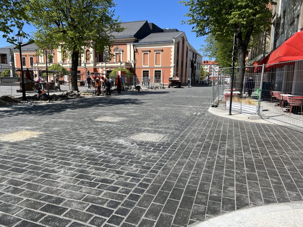 Teatro gatvė (Teatro g.) - Ceļš - būvdarbu attēli