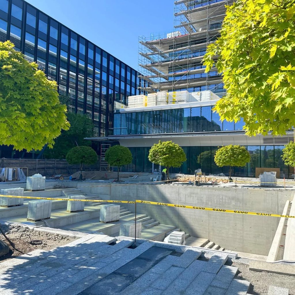 Business Stadium Central (Rinktinės g. 3) - Verslo centras - statybų nuotraukos