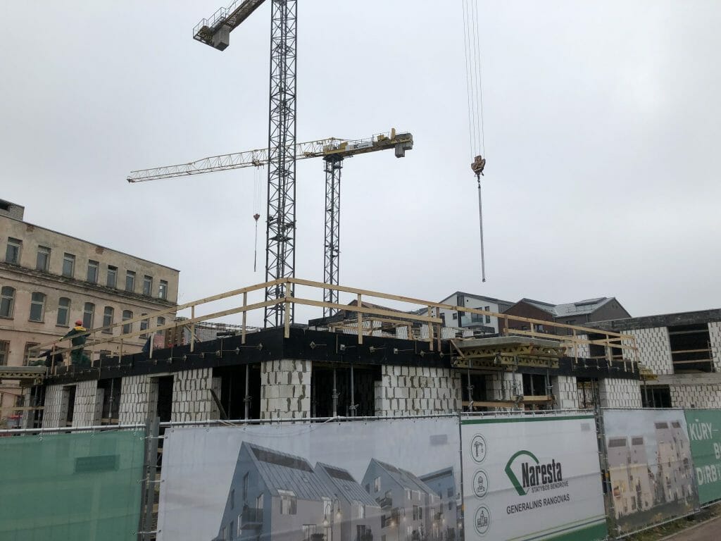 PAUPYS 4 etapas (Aukštaičių g. 16) - Multi apartment - construction photos